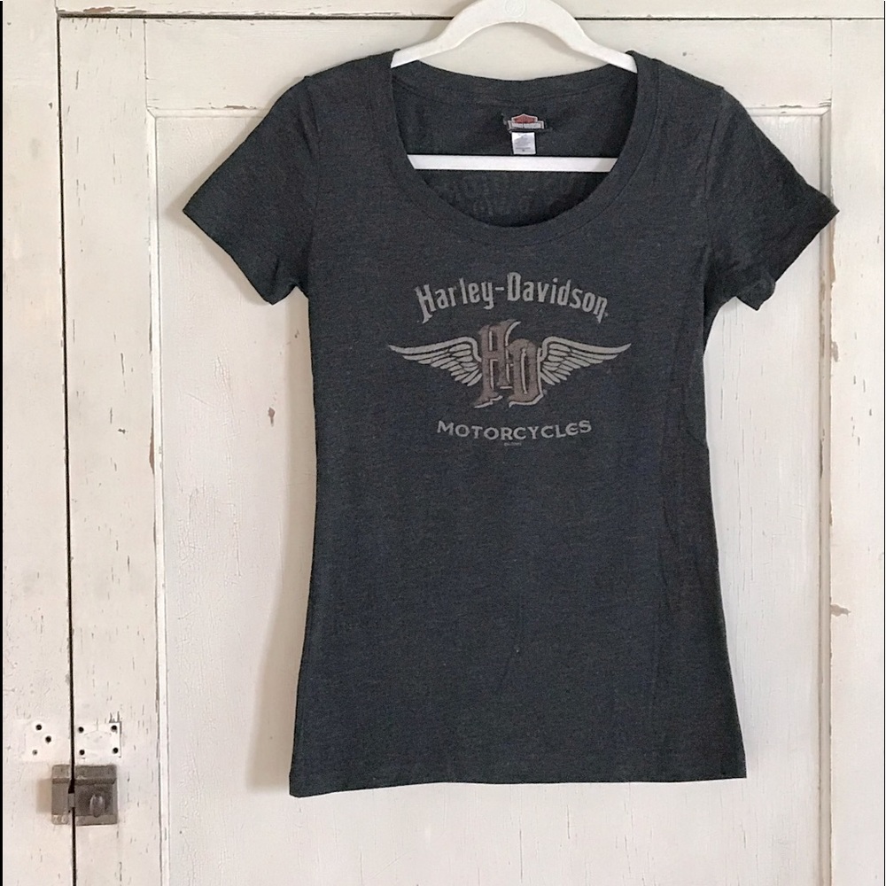 Harley-Davidson Heathered Black Tee
